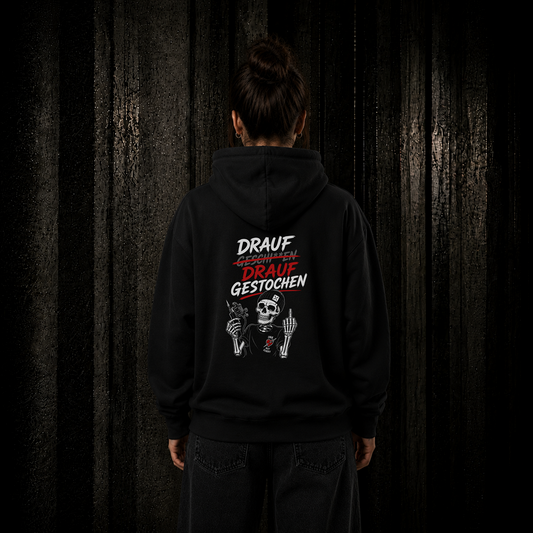 DRAUF GESTOCHEN - Hoodie