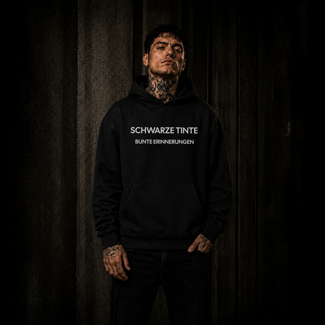 SCHWARZE TINTE - Hoodie