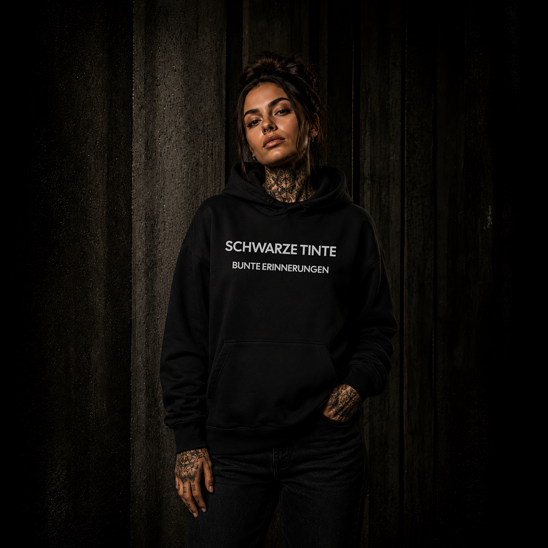 SCHWARZE TINTE - Hoodie